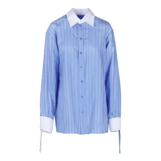 Semicouture Dames, Blouses & Shirts, Blauw, Maat: XS