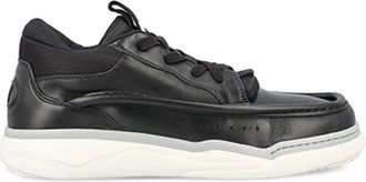 Valentino Garavani Mid-top Runboot Sneakers - Heren - Sneakers - Zwart - 44 1/2 EU - Leer - Schoenen