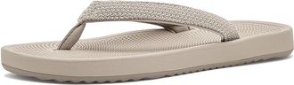 Allbirds Flip Flop Womens Flat Shoes Mushroom : 11 B - Medium, Synthetic