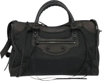Balenciaga Pre-owned Nylon handbags - Dames - Vintage Handtas - Zwart - ONE Size - Nylon - Vintage