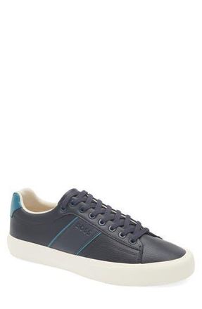 BOSS Aiden Tennis Sneaker in Open Blue at Nordstrom Rack, Size 10