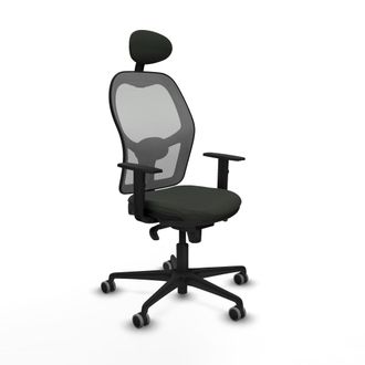 Piqueras y Crespo Silla De Oficina Con Cabecero Jorquera Piqueras Y Crespo 1d036g1 Negro