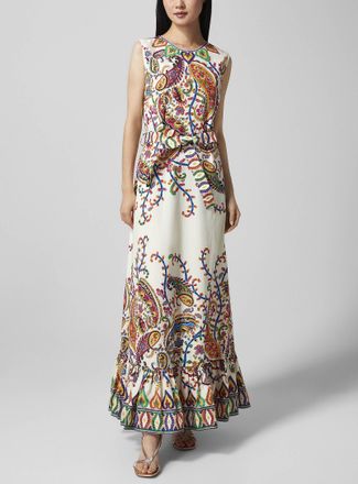 Etro Womens Pure cotton poplin belted dress