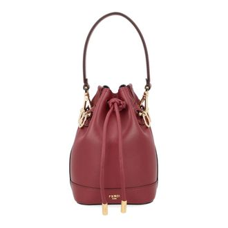 Fendi Mini Mon Tresor Vit.Grace SH - female - Fendi - Bucket Bags - Red - ONE SIZE - Bags