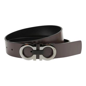 Ferragamo Belts, male, Brown, Size: 115 CM Reversible Gancini Belt