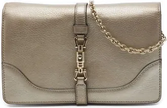 Gucci Pre-owned Gucci Metallic Pebbled Calfskin Piston Broadway Evening Bag Ladies GELV4QBYW1D9QLZ3
