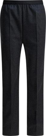 Maison Margiela Rechtebroek Broek van Wolmix - Dames - Straight fit broeken - Grijs - XS - Wol - Broeken