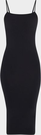 Wolford Fatal Sleeveless Bodycon Knit Velvet Midi Dress
