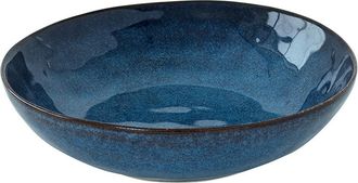 Easy Life Juego de 4 platos hondos Ø 21 cm en gres GENESIS BLUE