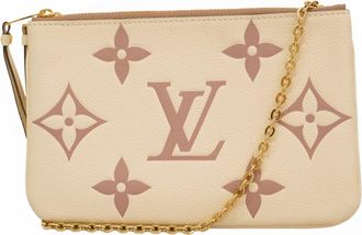 Louis Vuitton Cream Chain/Shoulder Wallet (Pre-Owned)