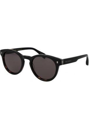 Ted Baker TB1752 Dax 001 glanzend zwart op schildpad groene zonnebril