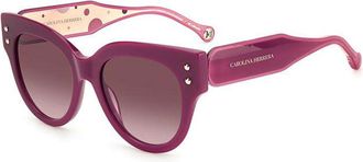 Carolina Herrera CH 0008/S G3I/3X Womens Sunglasses Purple Size 52