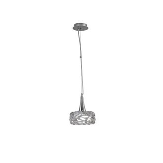 Netlighting O2 Ceiling Pendant 1 Light E27 Large Polished Chrome in Silver