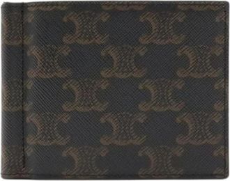 Celine Pre-owned Vintage Portemonnee (bi-fold) - Dames - Vintage Accessoires - Bruin - ONE Size - Vintage