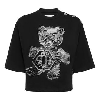 Philipp Plein Mujer, Camisetas, Negro, Talla: XL