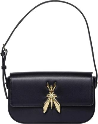 Patrizia Pepe Shoulder Bags - Dames - Schoudertassen - Blauw - ONE Size - Leer - Tassen