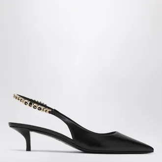 Gucci D&eacute;collet&eacute; Signorina nero in pelle