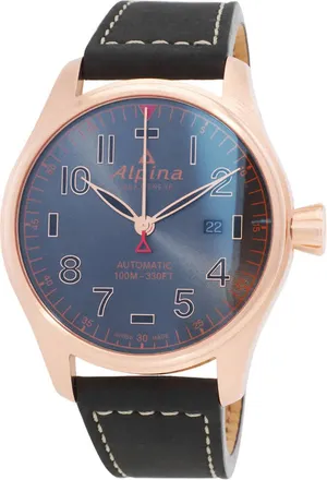 Alpina Startimer Automatic Black Dial Mens Watch AL-525GG4S24-SR