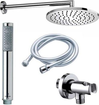 Bossini Bossini - Kit Con Brazo De 35 Cm En Lat&oacute;n Cromado Quadrowidrc1