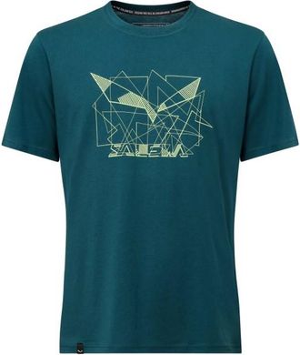 Salewa Eagle Geometric T-Shirt Funktionsshirt f&uuml;r Herren | blau
