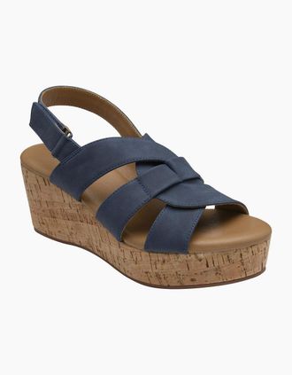 Lotus Womens Thora Womens Wedge Sandals - Navy - Size: 4