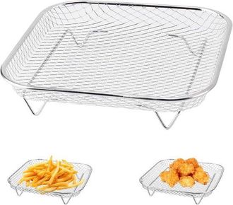 OEM Rejilla De Acero Inoxidable Para Freidora De Aire De 20,4 Cm - Rejilla Apilable Para Freidora De Aire