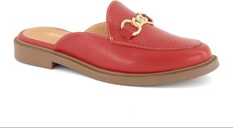 Andrea Womens Flat Mocassin Mules