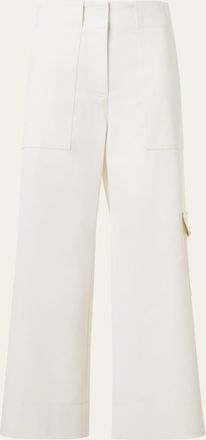 Akris Cliff Gabardine Cargo Pants