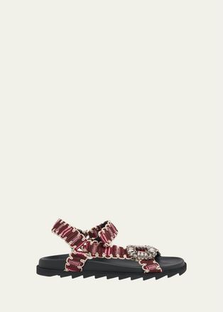 Roger Vivier Trekky Viv Ribbon Sandals