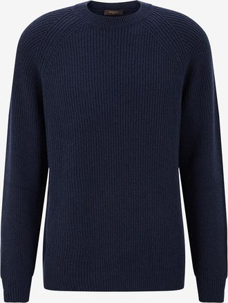 Zanone Pullover mit Rundhalsausschnitt aus Strick Giro Rag