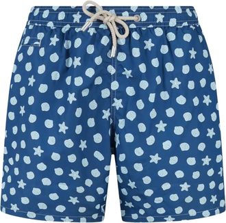 MC2 Saint Barth Zwembroek met Sea-patroon - Blauw