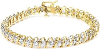 House of Brilliance Haus Of Brilliance 18K 4.00 Ct. Tw. Diamond Link Bracelet