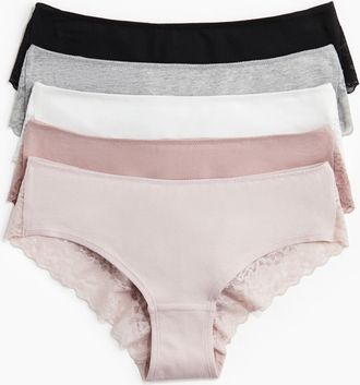 H&M 5er-Pack Hipster - Pink