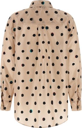 Fendi Womens Multicolor Silk Blouse