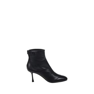 Francesco Russo Heeled Boots, female, Black, Size: 7 1/2 US 300 Boot