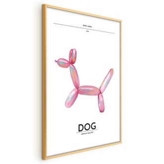 OEM Poster - Holo-dog - Cane Colorato In Stile Retr&ograve;
