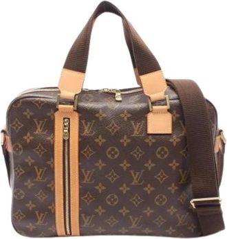 Louis Vuitton Pre-owned Vintage Cross Body Bag - Heren - Vintage Schoudertas - Bruin - ONE Size - Leer - Vintage