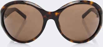 Magda Butrym Logo oversized sunglasses