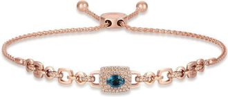 Le Vian Ladies Semi Precious Fashion Bracelet in 14K Strawberry Gold