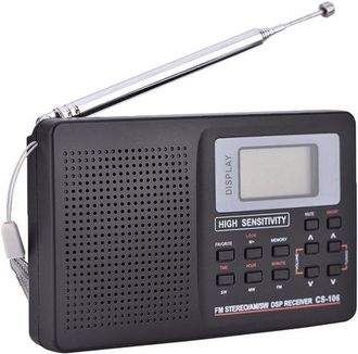 OEM Radio De Transistores A Pilas, Radio De Transistores A Pilas, Radio Port&aacute;til, Radio Peque&ntilde;a, Mini Radio De Emergencia Fm/am, Radio A Pilas