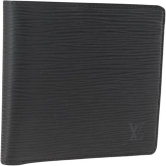 Louis Vuitton Pre-owned Wallets, female, Black, Size: ONE SIZE Pre-owned Vintage Epi Leather Bifold Wallet