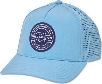 Billabong Crossfire Trucker Hat in Light Blue at Nordstrom