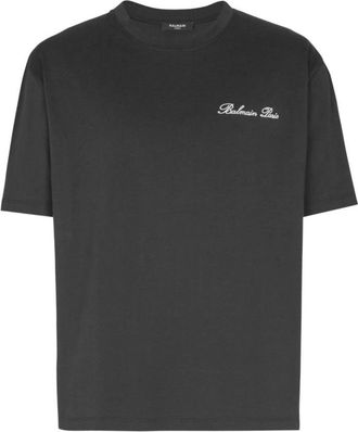 Balmain Hombre, Camisetas, Negro, Talla: XL
