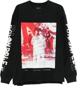 Purple Felpa a maniche lunghe - Nero