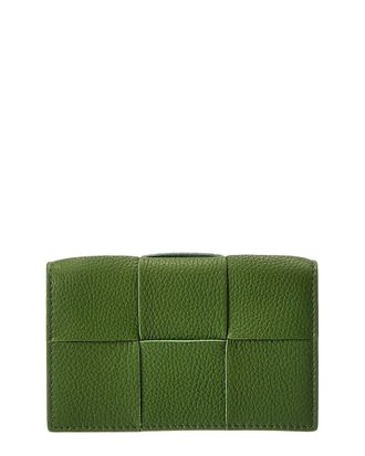 Bottega Veneta Maxi Intrecciato Leather Business Card Case