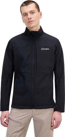 Berghaus Softshelljacke BERGHAUS M GHLAS 3.0 SOFTSHELL JKT, Herren, Gr. XXL, jet schwarz, Obermaterial: 100% Polyester, Jacken Softshelljacke, sportlicher Stil