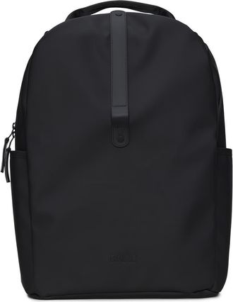 Rains Waterproof Clip Front Backpack in Black at Nordstrom