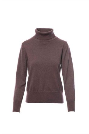 Anonyme Designers Womens Dylan Turtleneck Sweater In Brown