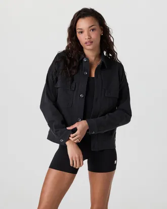 Vuori Clothing Mackenzie Jacket | Washed Black | XS, Size Extra Small