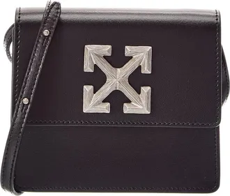 Off-white Jitney Leather Shoulder Bag